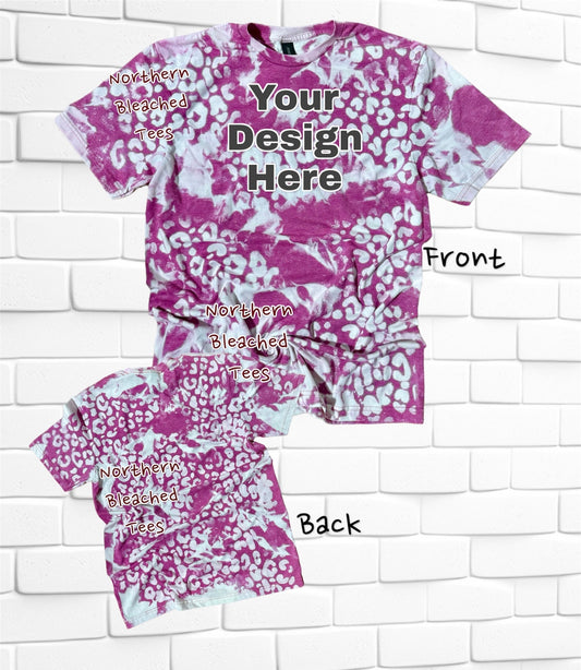 Leopard T-shirts, Cheetah T-shirts, Blank Bleached T-shirts, Sublimation T-shirts, Stenciled Blank T-shirts