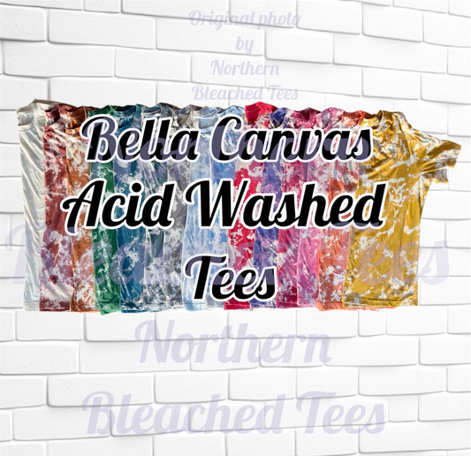 Acid Wash Tshirts, Bella canvas Acid Wash T-Shirts, Bleached Blank T-shirts, Bella Canvas T-Shirts, Sublimation T-Shirts, Acid Wash, Polyester Tshirts, Bleached Tees, Blank Bleached Tees
